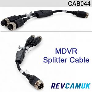 Splits a feed from one camera in to two feeds for separate monitors / MDVR | CAB044