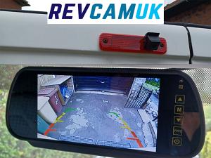 Installation photos of Ford Transit MK7 brake light reversing camera fitted Installation photos of Ford Transit MK7 brake light reversing camera fitted