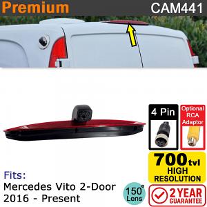 Mercedes Vito Two door vans from 2016+ Brake Light Reversing Camera | CAM441 Mercedes Vito Two door vans from 2016+ Brake Light Reversing Camera | CAM441