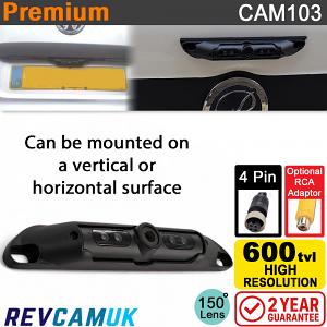 Numberplate Reversing Camera | 600TVL | 4 pin connector | CAM103 Numberplate Reversing Camera | 600TVL | 4 pin connector | CAM103