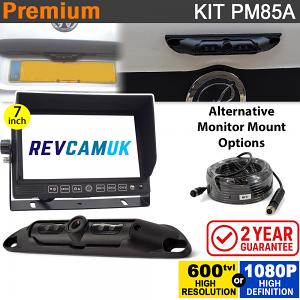 7" Heavy Duty Dash Display + Numberplate Reversing Camera Kit (option of 600TVL or 1080P AHD camera) - PM85A 7" Heavy Duty Dash Display + Numberplate Reversing Camera Kit (option of 600TVL or 1080P AHD camera) - PM85A