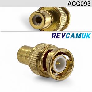 ACC093 - BNC Plug to RCA Phono (Female) ACC093 - BNC Plug to RCA Phono (Female)