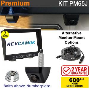 Bolt-on Numberplate Reversing Camera Kit with 7″ Dash Monitor | PM65J Bolt-on Numberplate Reversing Camera Kit with 7″ Dash Monitor | PM65J