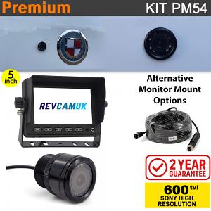 Flush Fit Bumper/Bullet Reversing Camera Kit with 5" Dash Monitor - PM54 Flush Fit Bumper/Bullet Reversing Camera Kit with 5" Dash Monitor - PM54