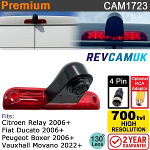 Fiat Ducato, Citroen Relay, Peugeot Boxer, Vauxhall Movano brake light reversing camera - screw version | CAM1723 Fiat Ducato, Citroen Relay, Peugeot Boxer, Vauxhall Movano brake light reversing camera - screw version | CAM1723