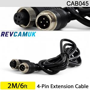 2M - 4 Pin Aviation Screw Connector Extension Cable for 1 reversing camera | CAB045 2M - 4 Pin Aviation Screw Connector Extension Cable for 1 reversing camera | CAB045