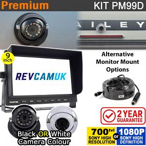 Premium Reversing Camera Kit - 9" Dash Screen + Sony CCD (or optional Sony AHD) Dome Camera PM99D Premium Reversing Camera Kit - 9" Dash Screen + Sony CCD (or optional Sony AHD) Dome Camera PM99D