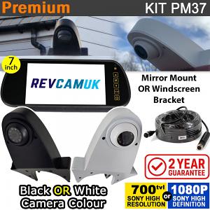 Roof Mount Overhang Reversing Camera Kit with Mirror Monitor - PM37 Roof Mount Overhang Reversing Camera Kit with Mirror Monitor - PM37