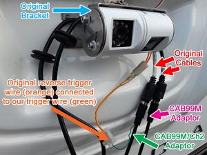 Replacement twin lens reversing camera on a Swift/Bessacarr motorhome using our Sargant Electrical compatible adaptors Replacement twin lens reversing camera on a Swift/Bessacarr motorhome using our Sargant Electrical compatible adaptors