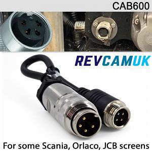 Scania / Orlaco / Famos Monitor Reversing Camera Adaptor Cable - CAB600 Scania / Orlaco / Famos Monitor Reversing Camera Adaptor Cable - CAB600