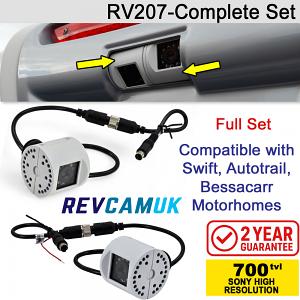 RV207 compatible adaptor + driving/reversing camera bundle | CAB99M+MCh2+CAM222W-120+45 RV207 compatible adaptor + driving/reversing camera bundle | CAB99M+MCh2+CAM222W-120+45
