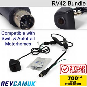 RV42 Compatible Replacement Reversing Bolt Camera Bundle with 6-Pin PS/2 Adaptor for Swift and Autotrail Motorhomes | RV42-Bundle RV42 Compatible Replacement Reversing Bolt Camera Bundle with 6-Pin PS/2 Adaptor for Swift and Autotrail Motorhomes | RV42-Bundle