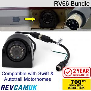 RV66 Compatible Replacement Reversing Camera Bundle with 6-Pin PS/2 Adaptor for Swift & Autotrail Motorhomes | RV66-Bundle RV66 Compatible Replacement Reversing Camera Bundle with 6-Pin PS/2 Adaptor for Swift & Autotrail Motorhomes | RV66-Bundle