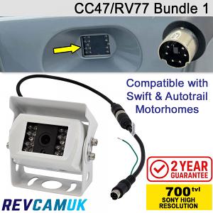 Compatible Bundle to Replace Faulty RV77/CC-47 Reversing Cameras on Swift/Autotrail/Bessacarr Motorhomes | CC47/RV77-Bundle1 Compatible Bundle to Replace Faulty RV77/CC-47 Reversing Cameras on Swift/Autotrail/Bessacarr Motorhomes | CC47/RV77-Bundle1