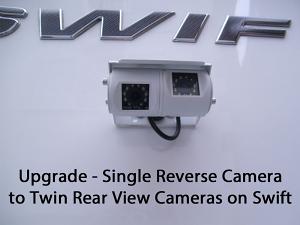 Swift Single Reverse Camera to Twin Lens Rear View Camera Using Switching Box Swift Single Reverse Camera to Twin Lens Rear View Camera Using Switching Box