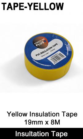 Yellow Insultation Tape 19mm x 8M Yellow Insultation Tape 19mm x 8M