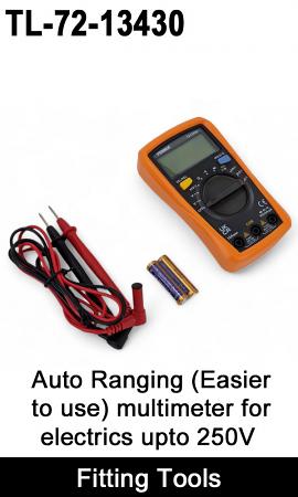 Digital Multimeter (Auto Ranging for easy operation) from TENMA for up to 250V AC/DC | TL-72-13430 Digital Multimeter (Auto Ranging for easy operation) from TENMA for up to 250V AC/DC | TL-72-13430