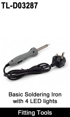 Basic Soldering Iron with 4x LED lights Duratool 40W | TL-D03287 Basic Soldering Iron with 4x LED lights Duratool 40W | TL-D03287