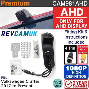 Volkswagen Crafter Brake Light Reversing Camera 1080P AHD | CAM981AHD