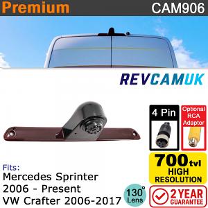 Mercedes Sprinter 2006-present and VW Crafter 2006-2017 Brake Light Reversing Camera | CAM906 Mercedes Sprinter 2006-present and VW Crafter 2006-2017 Brake Light Reversing Camera | CAM906