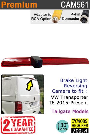 VW Transporter T6 2015+ Brake Light Reversing Camera | CAM561 VW Transporter T6 2015+ Brake Light Reversing Camera | CAM561