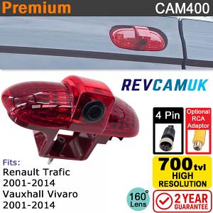 Vauxhall Vivaro / Renault Trafic Reversing Camera for Brake Light (2001-2014 Vans) | CAM400 Vauxhall Vivaro / Renault Trafic Reversing Camera for Brake Light (2001-2014 Vans) | CAM400