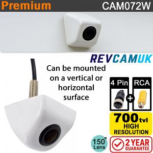 White Van Motorhome Bolt Reversing Camera | Rear Wall or Number Plate Mounting | CAM072W White Van Motorhome Bolt Reversing Camera | Rear Wall or Number Plate Mounting | CAM072W