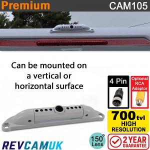 White Numberplate Parking Camera | 700TVL | 4 pin connector | CAM105 White Numberplate Parking Camera | 700TVL | 4 pin connector | CAM105