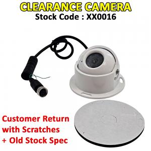 Sharp CCD Dome Reversing Camera – White – Clearance