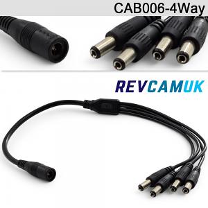 4 Way 2.1mm/5.5mm DC Splitter Cable | CAB006-4way 4 Way 2.1mm/5.5mm DC Splitter Cable | CAB006-4way