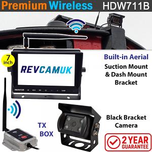 Black Sony 1080P AHD High Definition Wireless Reversing Camera Kit with 7" Display Black Sony 1080P AHD High Definition Wireless Reversing Camera Kit with 7" Display