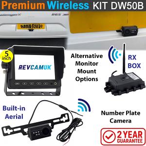 Number Plate Wireless Reversing Camera System with 5" monitor | DW50B Number Plate Wireless Reversing Camera System with 5" monitor | DW50B