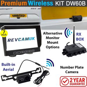 Number Plate Wireless Reversing Camera System with 7" monitor | DW60B