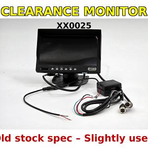 7-inch Reversing Monitor – Dash – Black – Clearance 7-inch Reversing Monitor – Dash – Black – Clearance