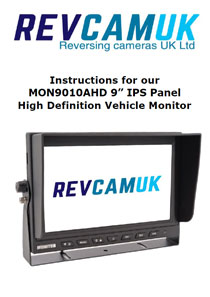 Instructions for 9 Inch AHD High Definition Reversing Camera Display