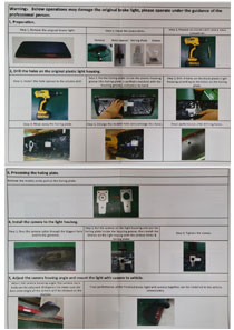 VW Crafter Brake Light Reversing Camera Preview Pic for Instructions PDF Manual